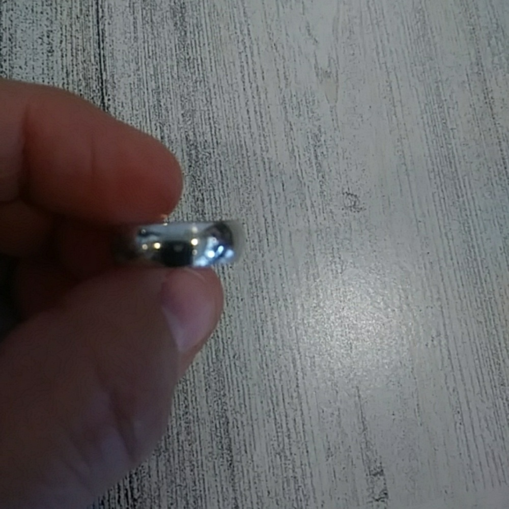 Sterling Silver Wedding Band Rings View 2